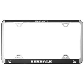 Stainless Steel License Plate Frame - Idaho State Bengals