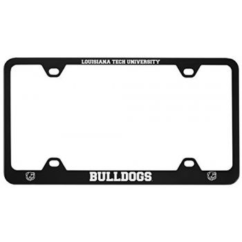 Stainless Steel License Plate Frame - LA Tech Bulldogs