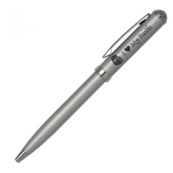 Click Action Ballpoint Gel Pen  - I Love My Poodle