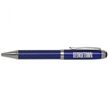 Carbon Fiber Ballpoint Twist Pen - Georgetown Hoyas