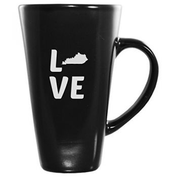 16 oz Square Ceramic Coffee Mug - Kentucky Love - Kentucky Love