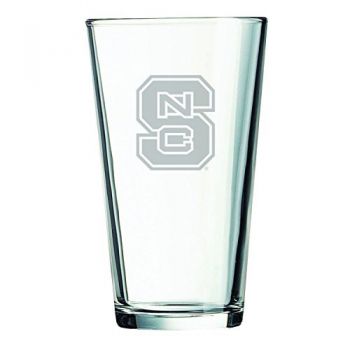 16 oz Pint Glass  - North Carolina State Wolfpack