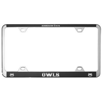 Stainless Steel License Plate Frame - Kennesaw State Owls