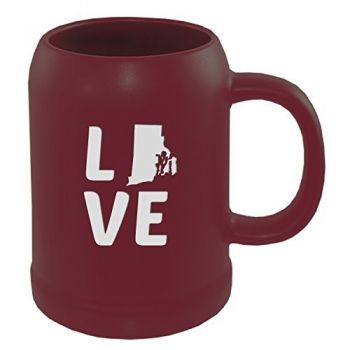 22 oz Ceramic Stein Coffee Mug - Rhode Island Love - Rhode Island Love