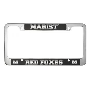 Stainless Steel License Plate Frame - Marist Red Foxes