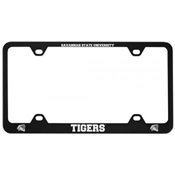 Stainless Steel License Plate Frame - Savannah State Tigers