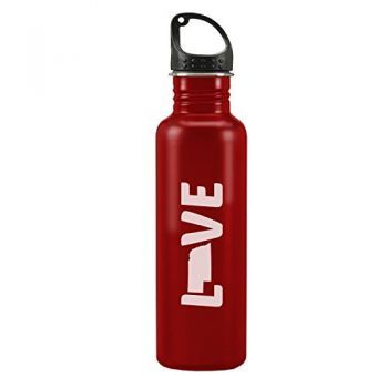 24 oz Reusable Water Bottle - Nebraska Love - Nebraska Love