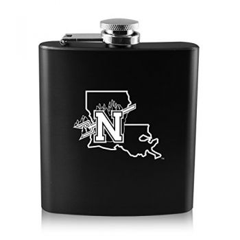 6 oz Stainless Steel Hip Flask - Northwestern State Demons