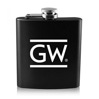 6 oz Stainless Steel Hip Flask - GWU Colonials