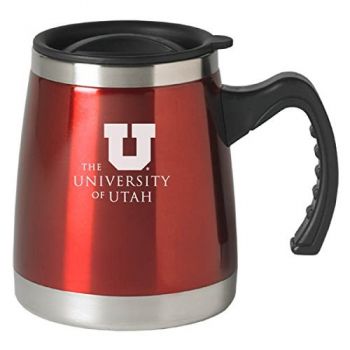 16 oz Stainless Steel Coffee Tumbler - Utah Utes