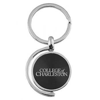 Spinner Round Keychain - College of Charleston