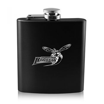 6 oz Stainless Steel Hip Flask - Delaware State Hornets