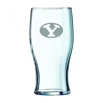 19.5 oz Irish Pint Glass - BYU Cougars