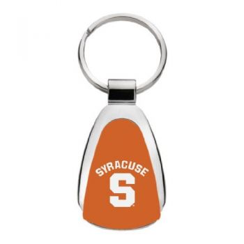 Teardrop Shaped Keychain Fob - Syracuse Orange