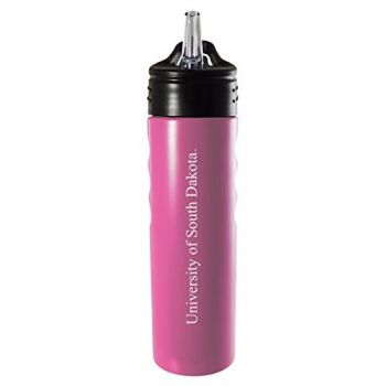 24 oz Stainless Steel Sports Water Bottle - South Dakota Coyotes