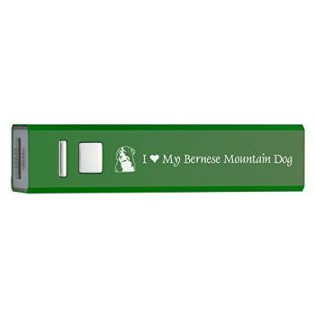 Quick Charge Portable Power Bank 2600 mAh  - I Love My Bernese Mountain Dog