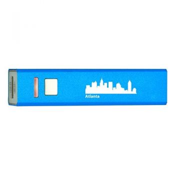 Quick Charge Portable Power Bank 2600 mAh - Atlanta City Skyline