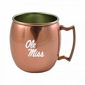 16 oz Stainless Steel Copper Toned Mug - Ole Miss Rebels