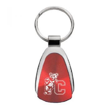 Teardrop Shaped Keychain Fob - Cornell Big Red
