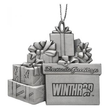 Pewter Gift Display Christmas Tree Ornament - Winthrop Eagles