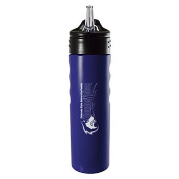 24 oz Stainless Steel Sports Water Bottle - CSU Pueblo Thunderwolves