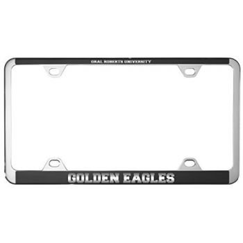 Stainless Steel License Plate Frame - Oral Roberts Golden Eagles