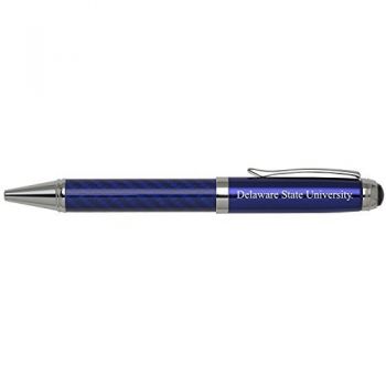 Carbon Fiber Ballpoint Twist Pen - Delaware State Hornets