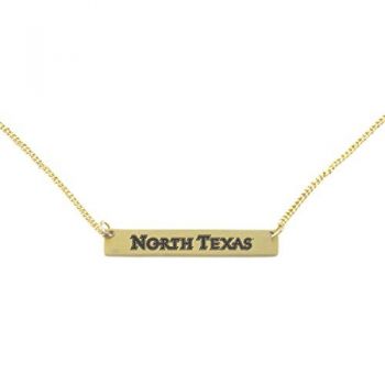 Brass Bar Bracelet - North Texas Mean Green