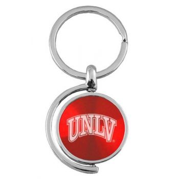 Spinner Round Keychain - UNLV Rebels