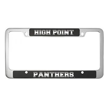 Stainless Steel License Plate Frame - High Point Panthers