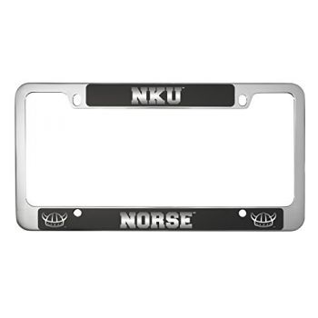 Stainless Steel License Plate Frame - NKU Norse