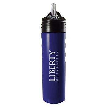 24 oz Stainless Steel Sports Water Bottle - Liberty Flames