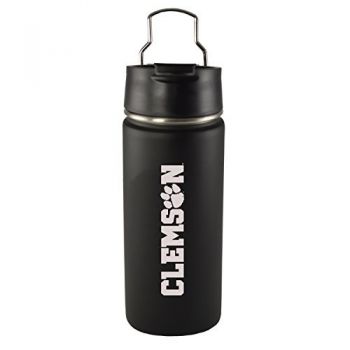 20 oz Vacuum Insulated Tumbler with Handle  - Clemson Tigers