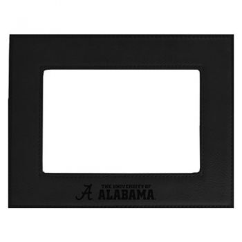 4 x 6 Velour Leather Picture Frame - Alabama Crimson Tide
