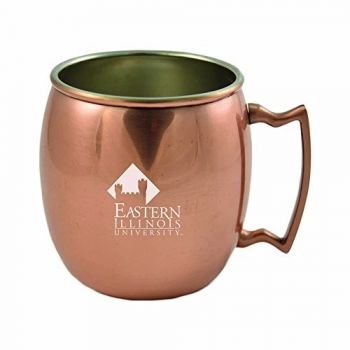 16 oz Stainless Steel Copper Toned Mug - Eastern Illinois Panthers