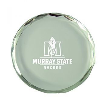 Crystal Paper Weight - Murray State Racers