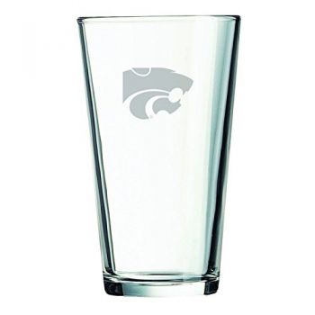 16 oz Pint Glass  - Kansas State Wildcats