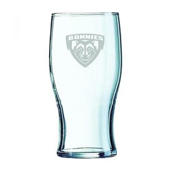 19.5 oz Irish Pint Glass - St. Bonaventure Bonnies