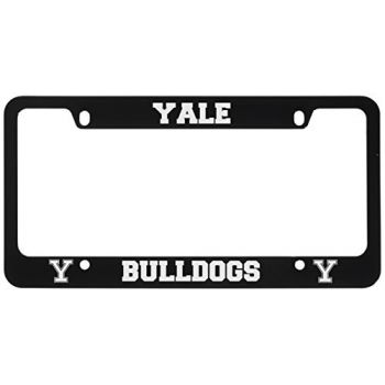 Stainless Steel License Plate Frame - Yale Bulldogs