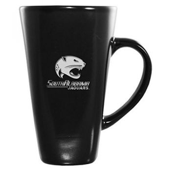 16 oz Square Ceramic Coffee Mug - South Alabama Jaguars