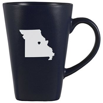 14 oz Square Ceramic Coffee Mug - I Heart Missouri - I Heart Missouri