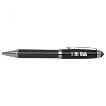 Carbon Fiber Ballpoint Stylus Pen - Georgetown Hoyas