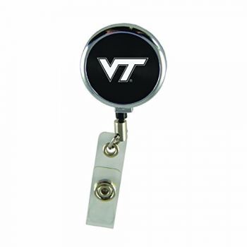 Retractable ID Badge Reel - Virginia Tech Hokies