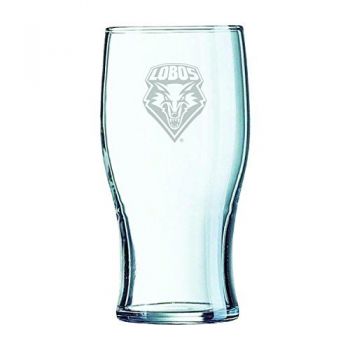 19.5 oz Irish Pint Glass - UNM Lobos