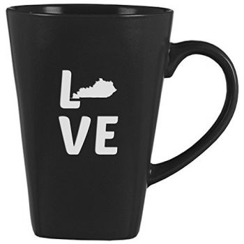14 oz Square Ceramic Coffee Mug - Kentucky Love - Kentucky Love