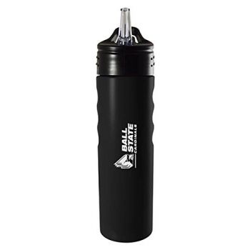 24 oz Stainless Steel Sports Water Bottle - Ball State Cardinals