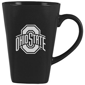 14 oz Square Ceramic Coffee Mug - Ohio State Buckeyes