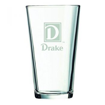 16 oz Pint Glass  - Drake Bulldogs