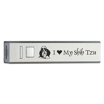 Quick Charge Portable Power Bank 2600 mAh  - I Love My Shih Tzu