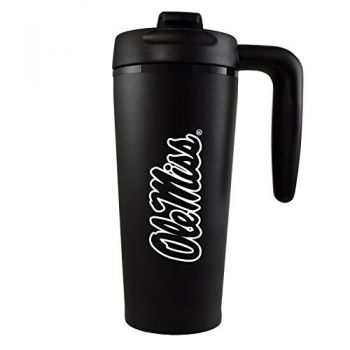 16 oz Insulated Tumbler with Handle - Ole Miss Rebels